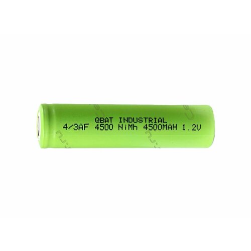 Аккумулятор Qbat 4/3AF Industrial H-4/3AF4500 Ni-Mh 4500mAh 1.2v (d18mm*67mm), 1шт.