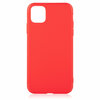 Фото #10 Силиконовый чехол для Apple iPhone 11 матовый, красный