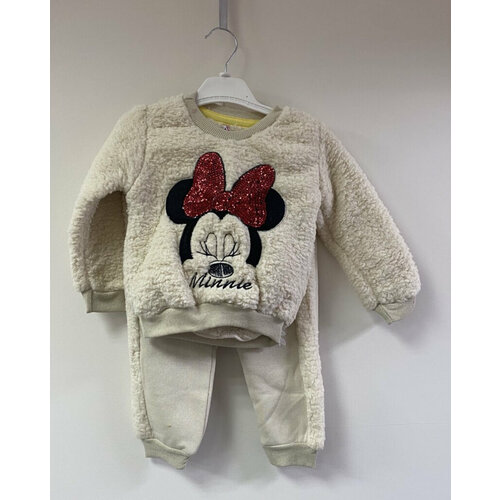 Комплект одежды  , размер 92, бежевый