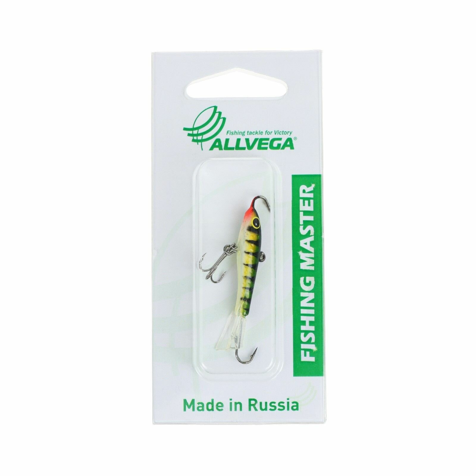 Приманка балансир ALLVEGA "Fishing Master" 6.5 гр / 40 мм, цвет Т1 (Окунь), 1 штука