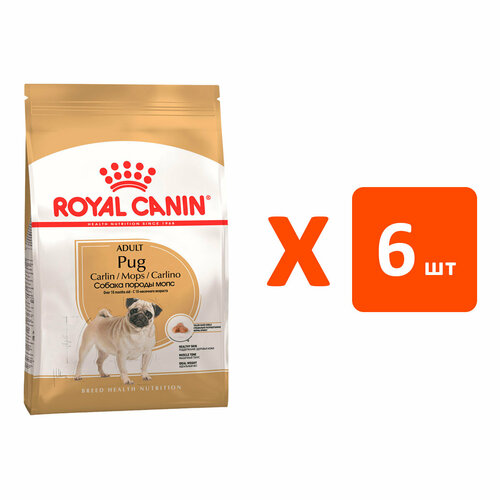 ROYAL CANIN PUG ADULT для взрослых собак мопс (1,5 кг х 6 шт)