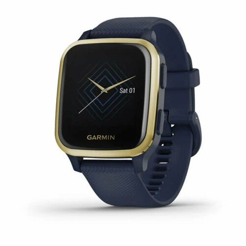 Venu Sq Music Edition Light Gold Aluminum Bezel with Navy Case and Silicone Band 2789000₽