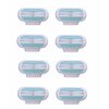 Сменные кассеты лезвия для бритвы совместимые с женской бритвой 8 шт - изображение