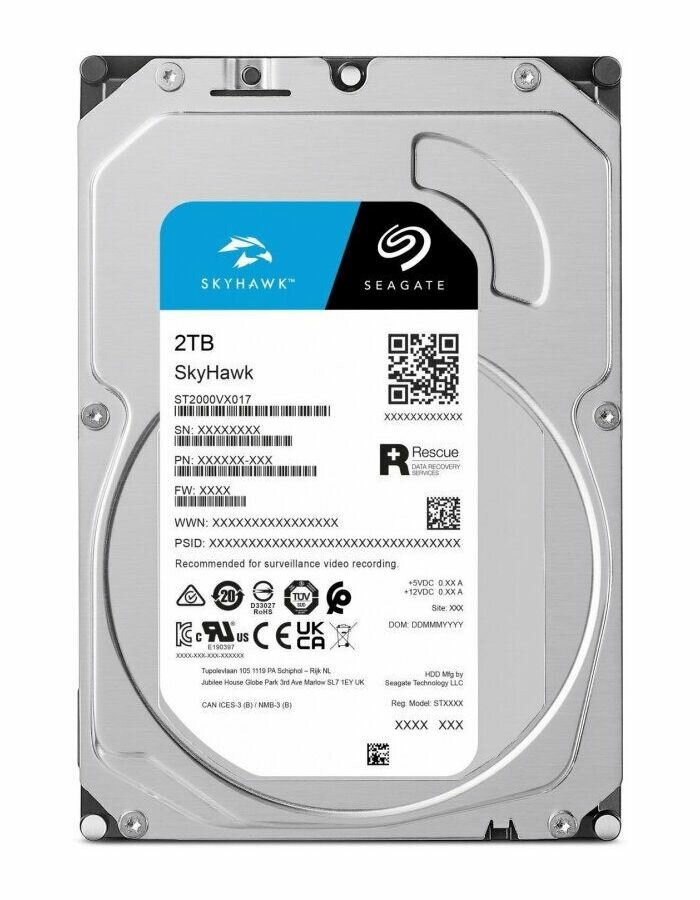 Жесткий диск Seagate 3.5" Seagate SkyHawk Surveillance 2TB