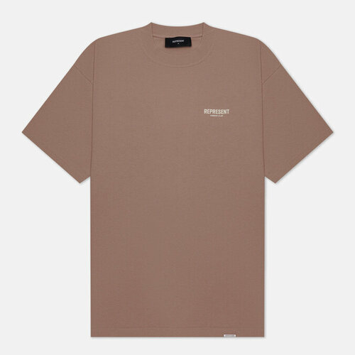 Футболка Represent Clo represent owners club, хлопок, размер l, бежевый