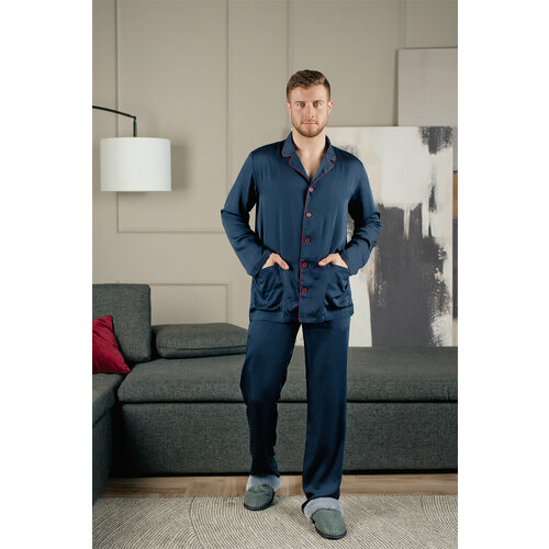 Пижама Pijama Story, размер 54, синий