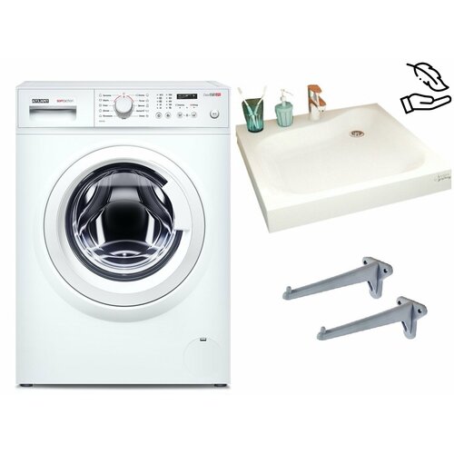 Cтиральная машина под раковину Атлант 40М109-00 с раковиной Blues 50 3625000₽