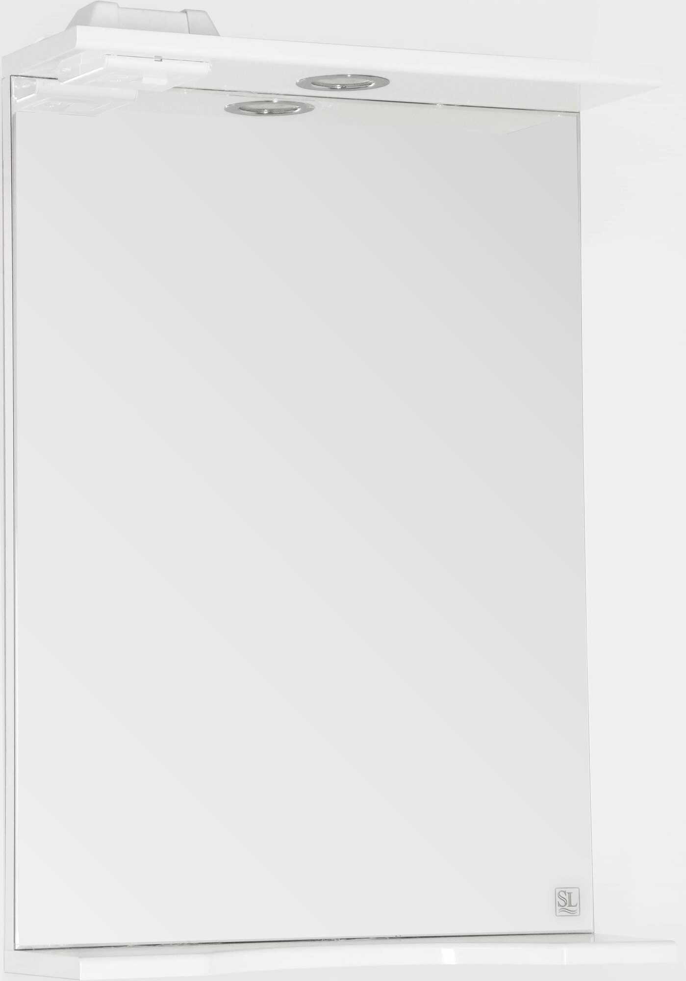 Зеркало Style Line Эко Стандарт 50x74.6 ЛС-00000392 с полочкой и подсветкой