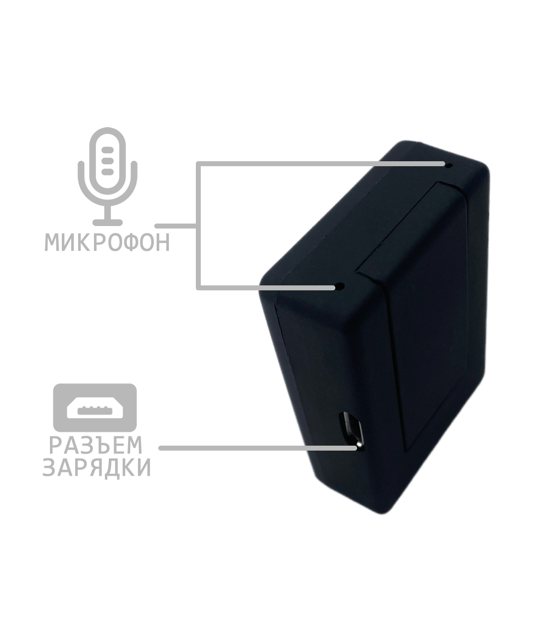 Мини GSM/GPS трекер A8 с встроенным микрофоном