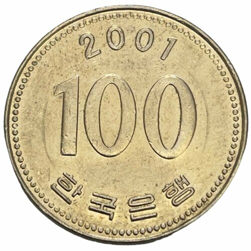 Южная Корея 100 вон 2001 г.