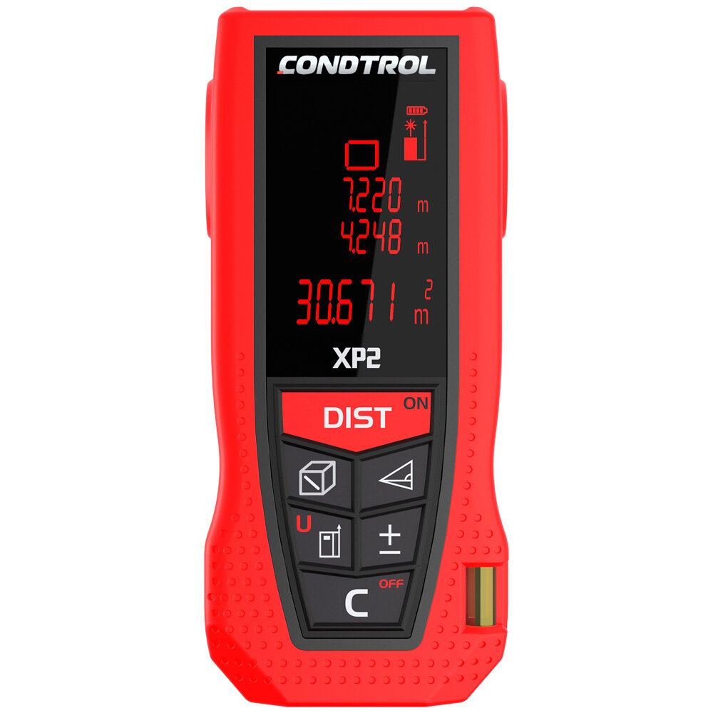 Лазерный дальномер CONDTROL XP2, дальность 70м, функции Пифагора и непрерывного измерения