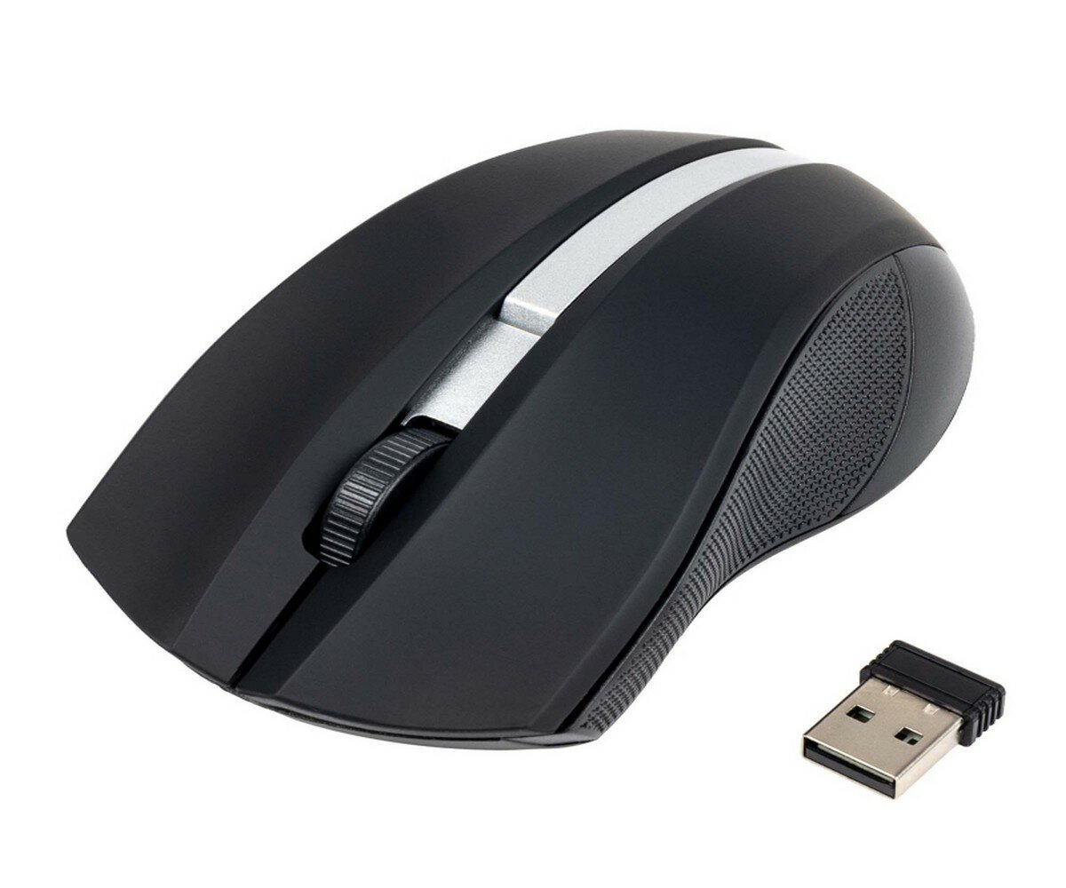 Мышь HIPER WIRELESS MOUSE OMW-5200 BLACK/SILVER (OMW-5200)