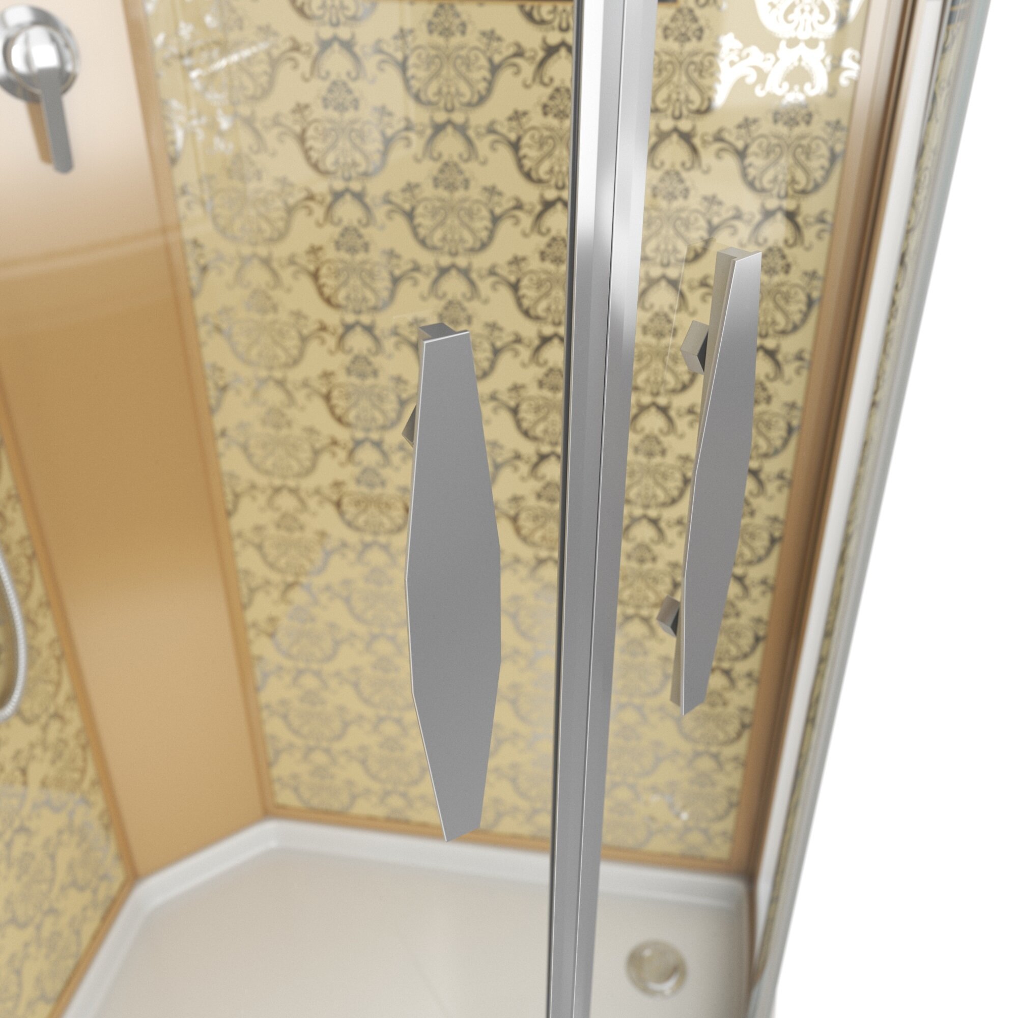Душевая кабина Niagara Luxe NG-7715GBK 90х90х210 стекло прозрачное - фото №19