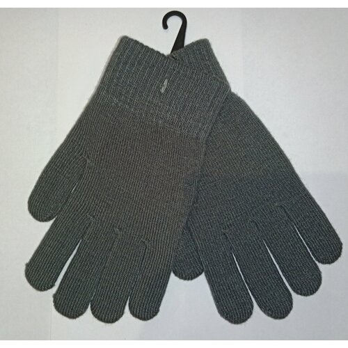 фото Перчатки корона, размер 12-14 лет, серый