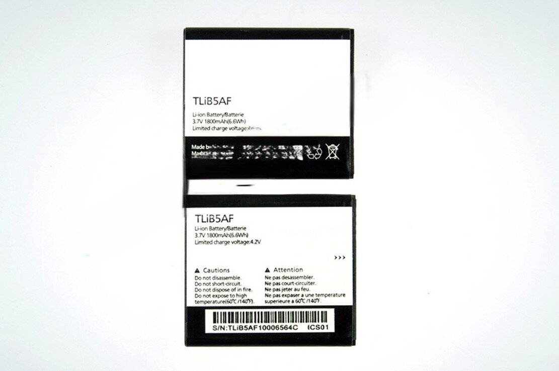 Аккумулятор "TH-battery" для Alcatel OT997/OT5036/МТС 975/OT5035/OT5030 TLiB5AF