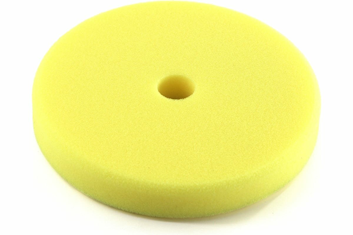 Shine Systems RO Foam Pad Yellow - полировальный круг полутвердый желтый, 155 мм