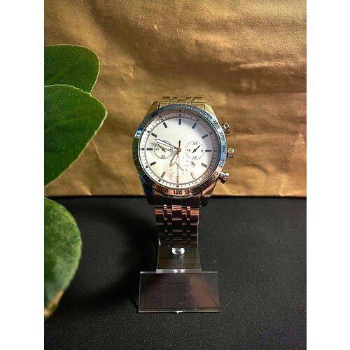 фото Наручные часы 2001001, серебряный, серый tachymeter