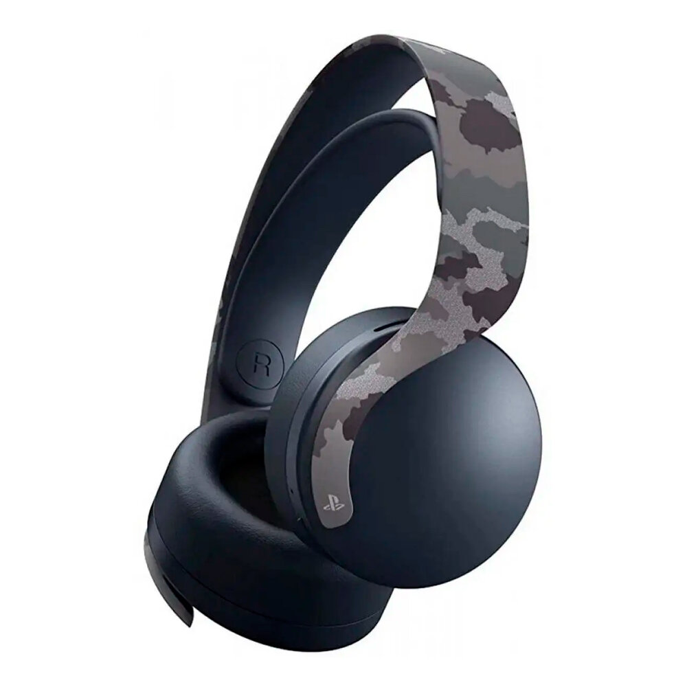 Беспроводные наушники динамические Sony Pulse 3D grey camo (серый камуфляж)