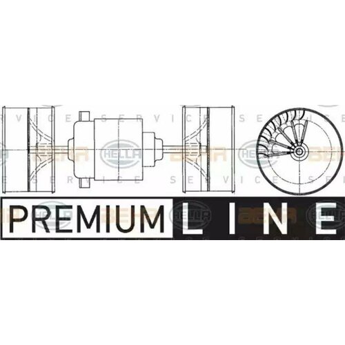 Электродвигатель вентиляция салона страна пр-я DE BEHR-HELLA арт 8EW009160021 - 1 шт 15810₽