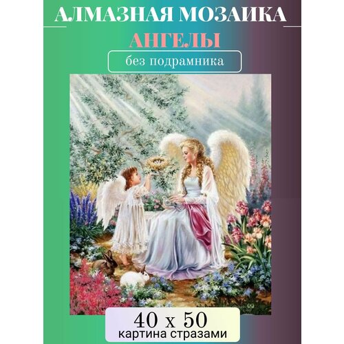 Алмазная мозаика без подрамника 40х50 см