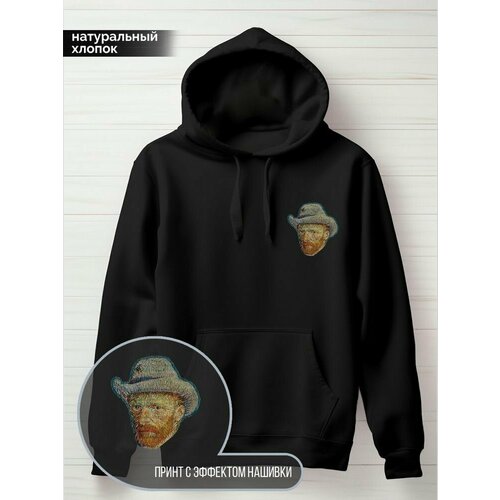 фото Худи hypnotica, размер 3xl, черный