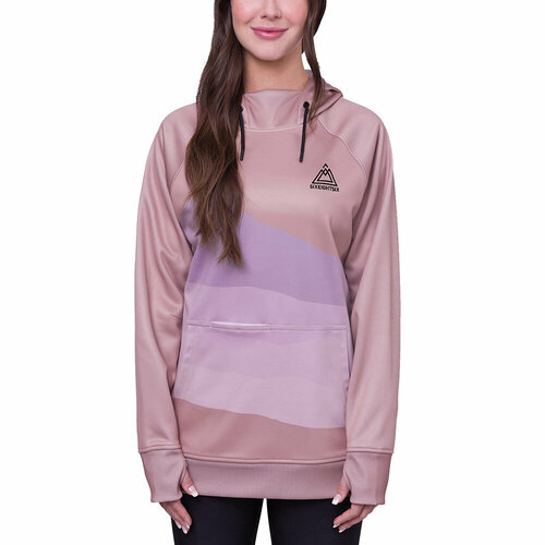 фото Толстовка 686, размер m, розовый, фиолетовый