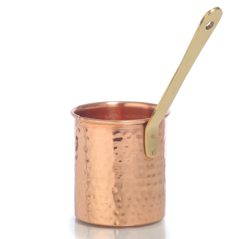 Медный соусник, высота ковша без ручки 8 см (Oxan)