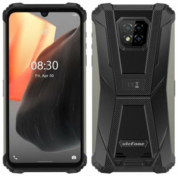 Смартфон Ulefone Armor 8 Pro 8/128 ГБ, Dual nano SIM, черный/серый