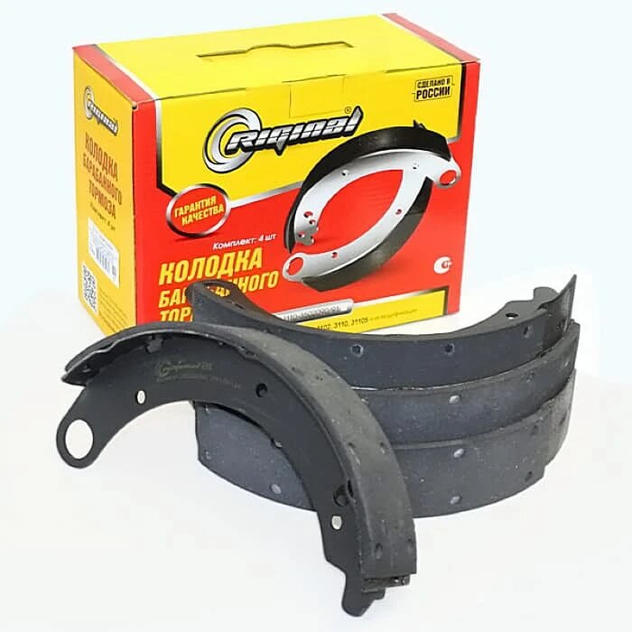 фото Колодки тормозные УАЗ длинные Riginal 276629 4 шт.