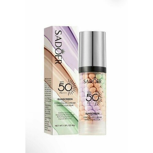 SADOER Крем-консилер под макияж 3 в 1 трехцветный 458₽