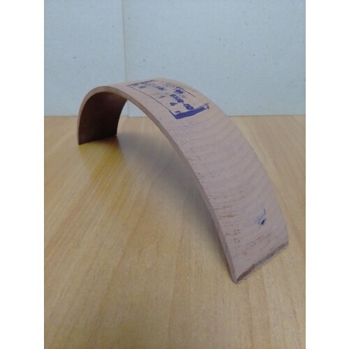 Накладка задних тормозных колодок УАЗ производства Уралати. Несверлёная, длинная, асбестовая.20-3501105