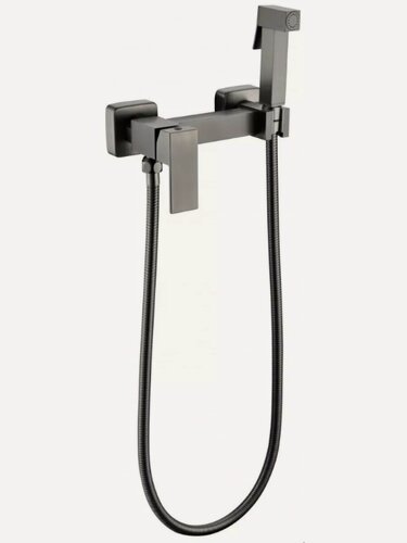 Изображение товара Гигиенический душ со смесителем для биде и унитаза Grocenberg GB101N, латунь, графит