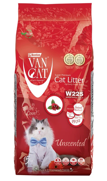 Комкующийся наполнитель Van Cat Classic, 15л