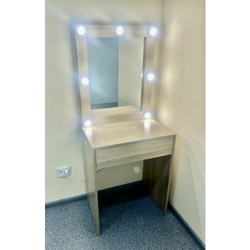 Туалетный столик с зеркалом с подсветкой Микс-4