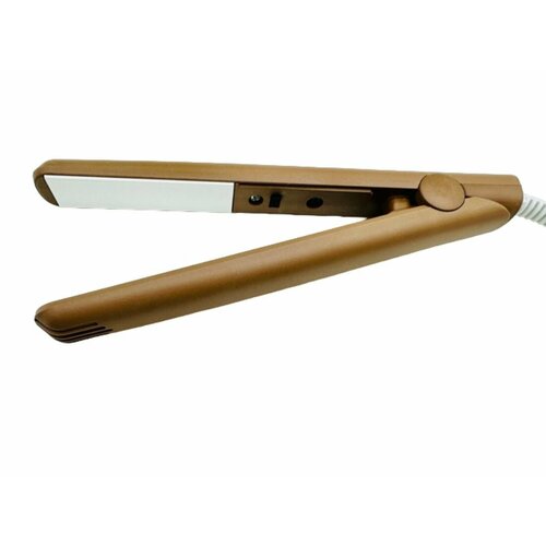 Выпрямитель для волос мини утюжок для волос Make Time коричневый 806₽