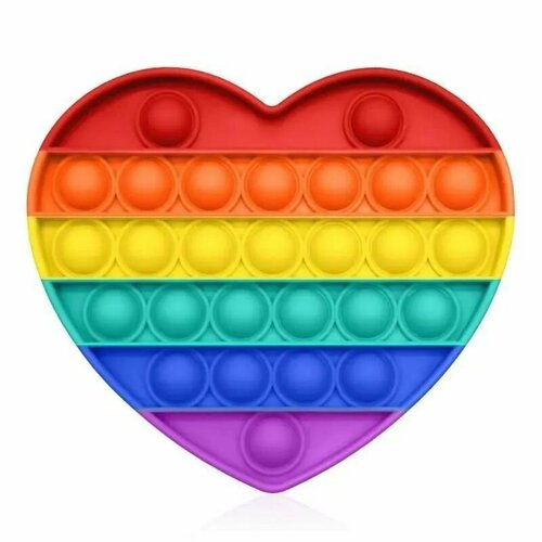 Антистресс вечная пупырка Pop It Сердце 280₽