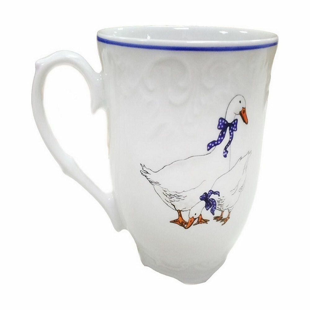 фото Кружка 300мл Rococo, декор "Гуси" 1 шт.