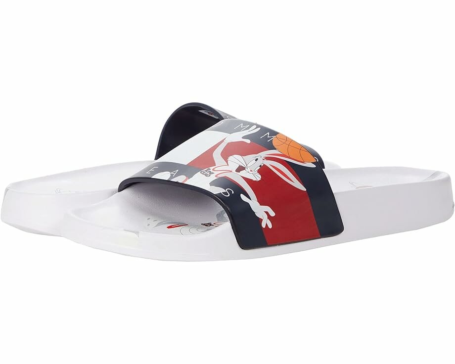 Шлёпанцы TOMMY HILFIGER Tommy Hilfiger Ball 2, размер 8 US, белый/синий