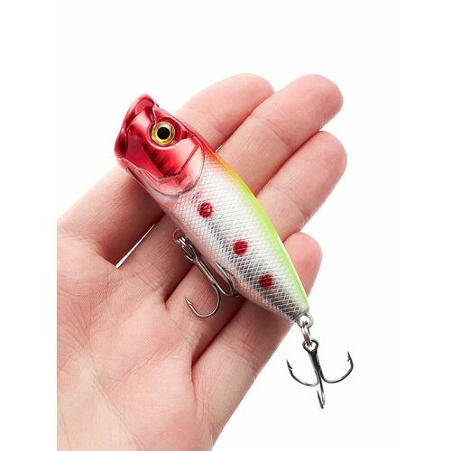 Поппер для рыбалки плавающий незацепляйка 11 г, 6,5 см