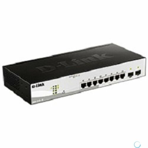 D-Link DGS-1210-10F1A Настраиваемый L2 коммутатор с 8 портами 101001000Base-T и 2 портами 1000Base-X SFP 11160₽