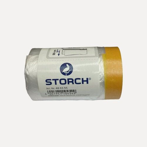 Изображение товара Пленка укрывная с малярной лентой 55 см x 33 м STORCH Standart CQ Folie КК (арт. 486355)