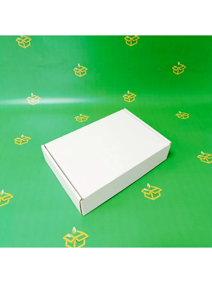 Коробки картонные самосборные 210х150х50, 50 шт. ЯроПак Белые — фото 1