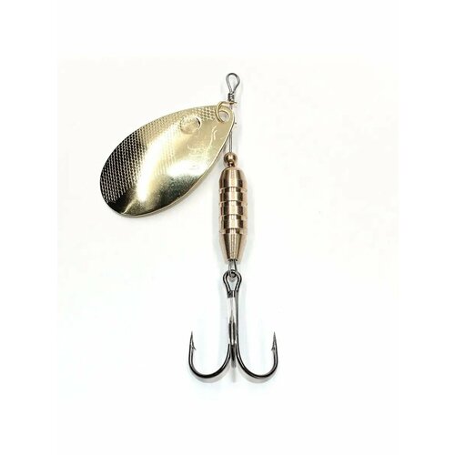 Блесна для рыбалки вертушка Namazu Balna-Zzar, вес 6 г, цвет 02 (латунь)