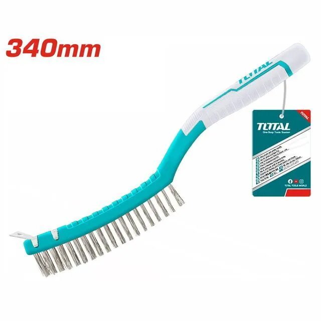 Изображение Щетка проволочная TOTAL TAC38051, для авто, для металла, хромованадиевая сталь