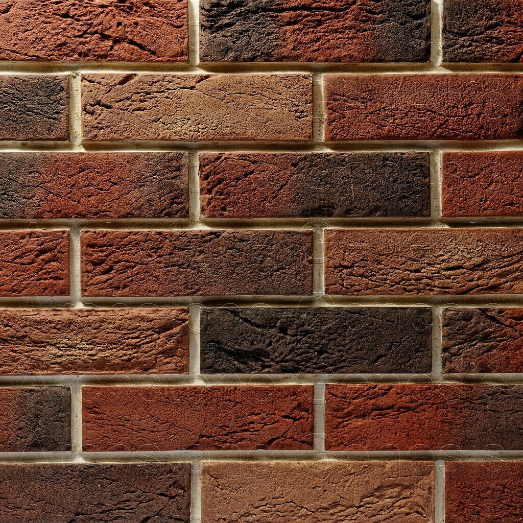 Фасадная плитка (В107-01) 210х60х15мм BRICK, терракотовый, плоскостной, нормативная ширина шва 10мм, (упаковка 0,924м2)