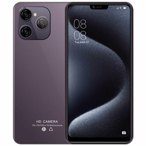 Смартфон 15 PRO MAX 4128 ГБ Dual nano SIM Мобильные телефоны Разблокировка по лицу22801080 Smart phone 14560₽