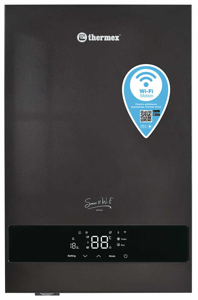 Электрический котел Thermex Sonne 12 Wi-Fi (Grey)