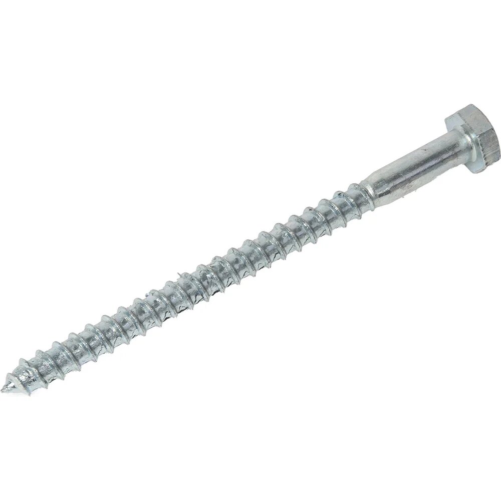 Сантехнический болт DIN 571 оцинкованный 10х140 20шт - коробка Tech-Krep 126563