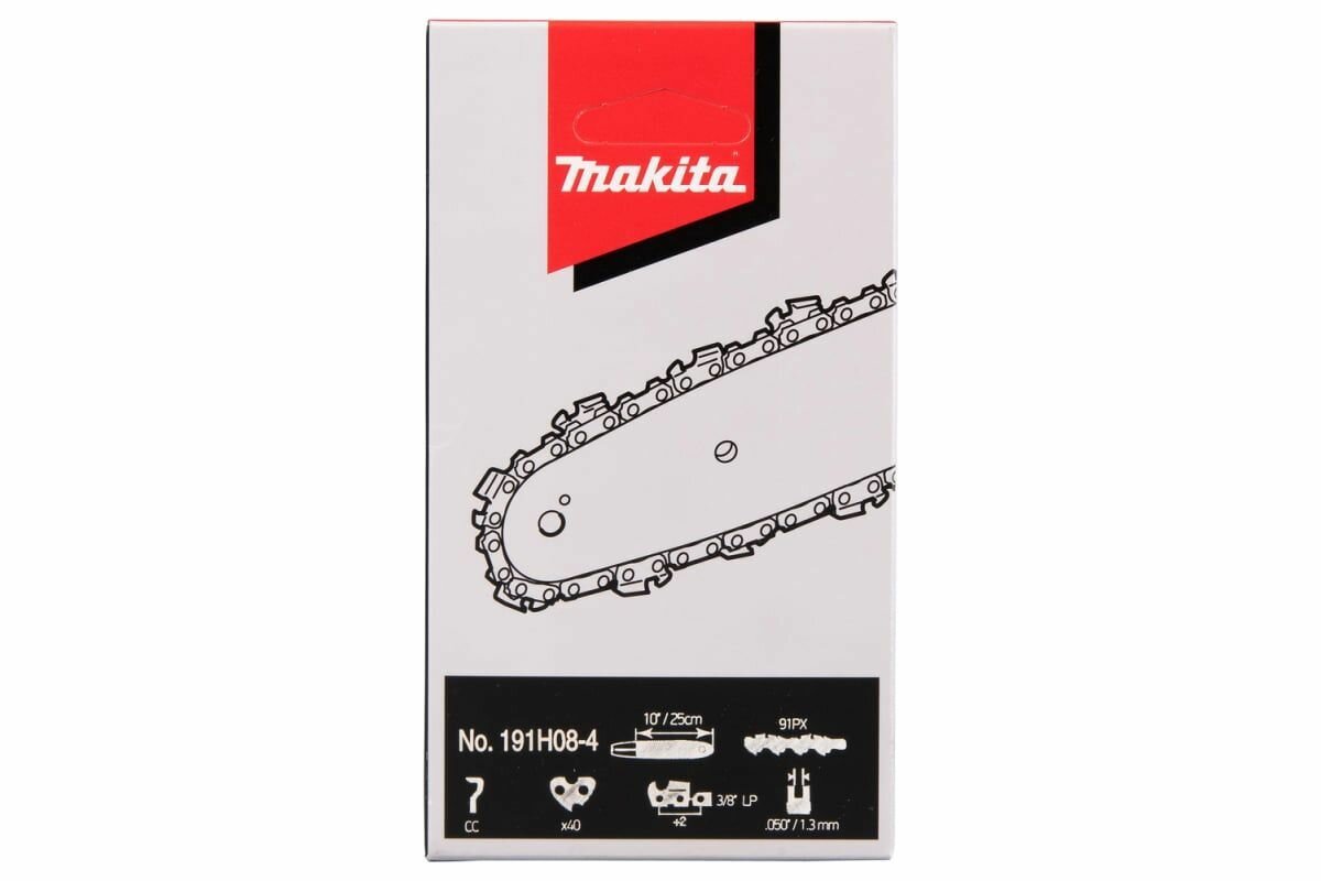 Цепь для пилы 40зв (25/10" 3/8" 1,3мм) 91PX MAKITA
