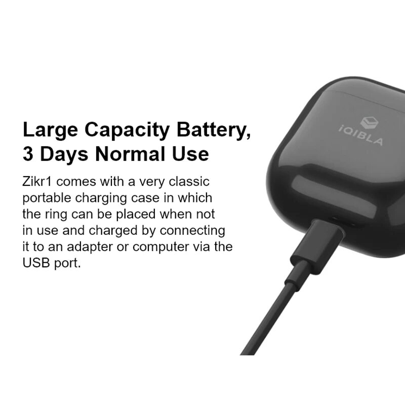 Счетчики Смарт-тасбих alloet Bluetooth, Black